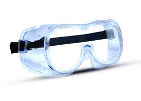 PVC Anti Sis Sıçrama Korumalı Gözlük Göz Koruyucu Gözlük ROHS Sertifikaları